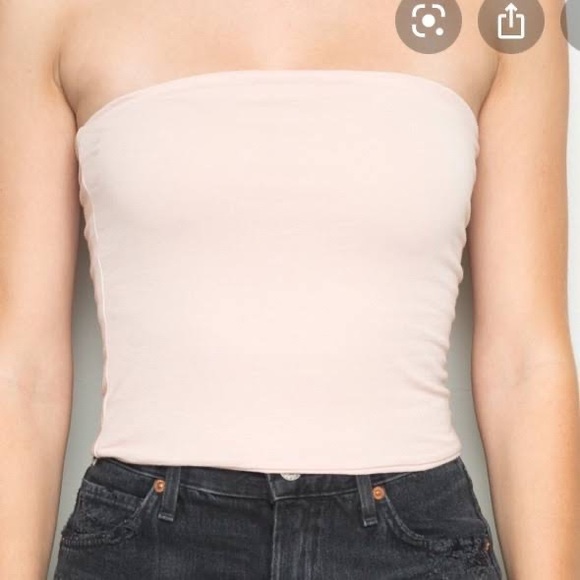 Brandy Melville Tops Brandy Melville Light Pink Tube Top Poshmark